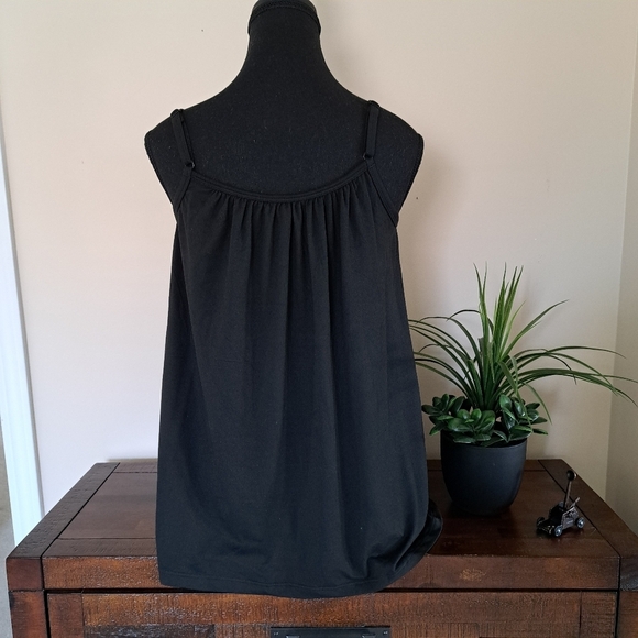 ❤️ 32 Degrees Cool Cami Tank Medium Black Built In Bra NWOT - Picture 8 of 12